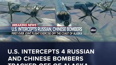Russia and China Military Aircraft intercepted over Alaska