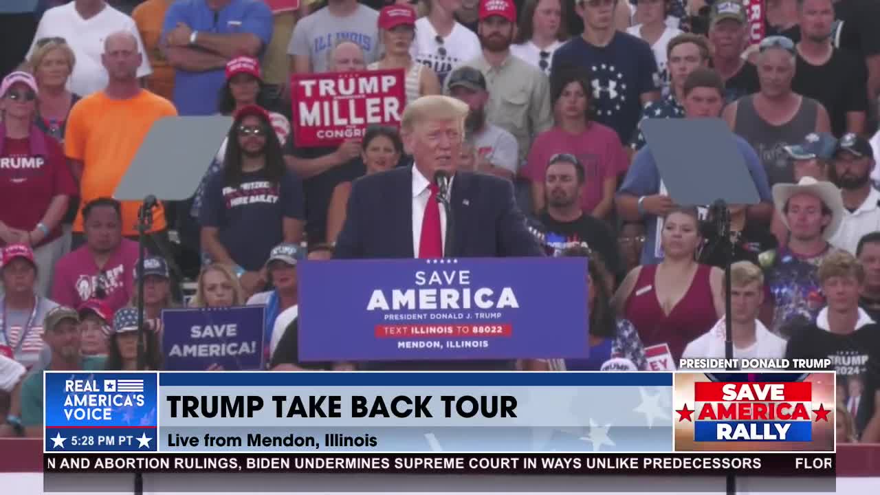 We have a total disaster on the border like we've never seen before.