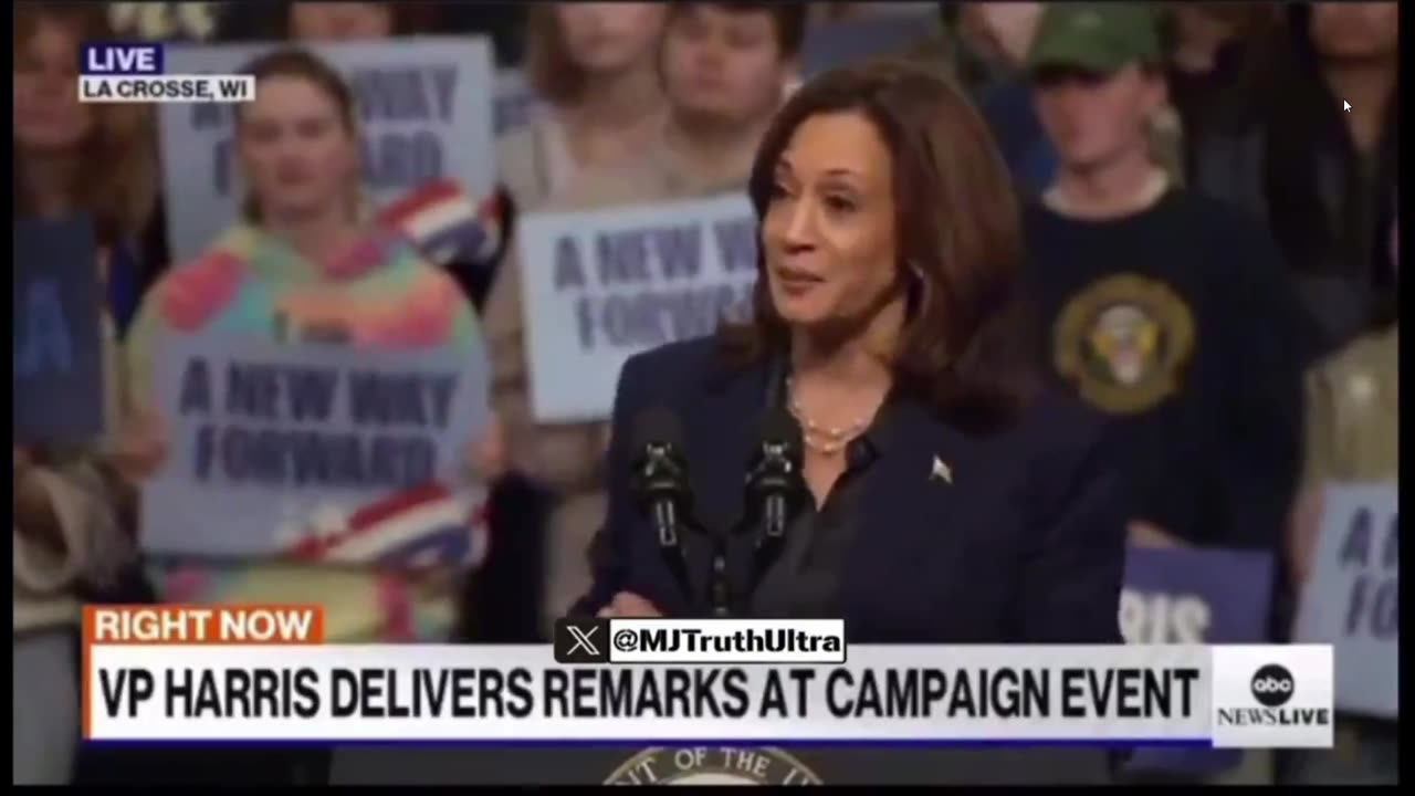 Kamala Responds "You Guys are at the Wrong Rally" to Man Yelling "Jesus is Lord!"