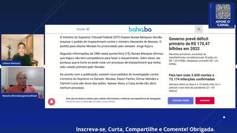 Renato R Gomes - Liliane Ventura - Ditadura do STF - Ativismo do Judiciario (2021,4,16)