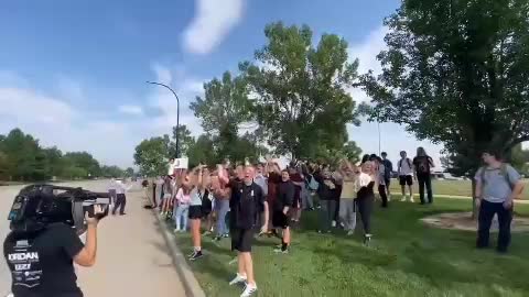 Denver, Colorado: Students Walk Out of School to Protest Mask Mandate: No More Masks!