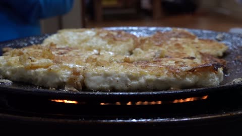 Grilled tofu in Korean food