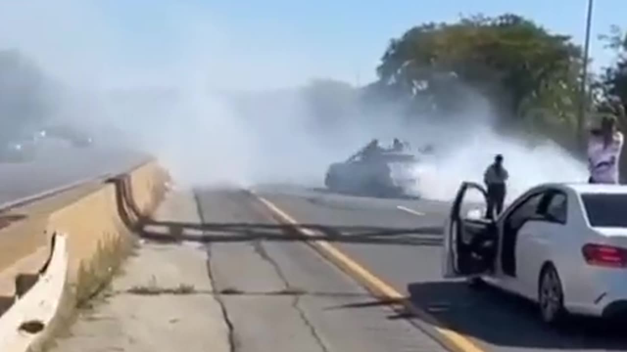 It's Starting: Kids in NY Doing Donuts on the Highway Waving Palestinian Flags