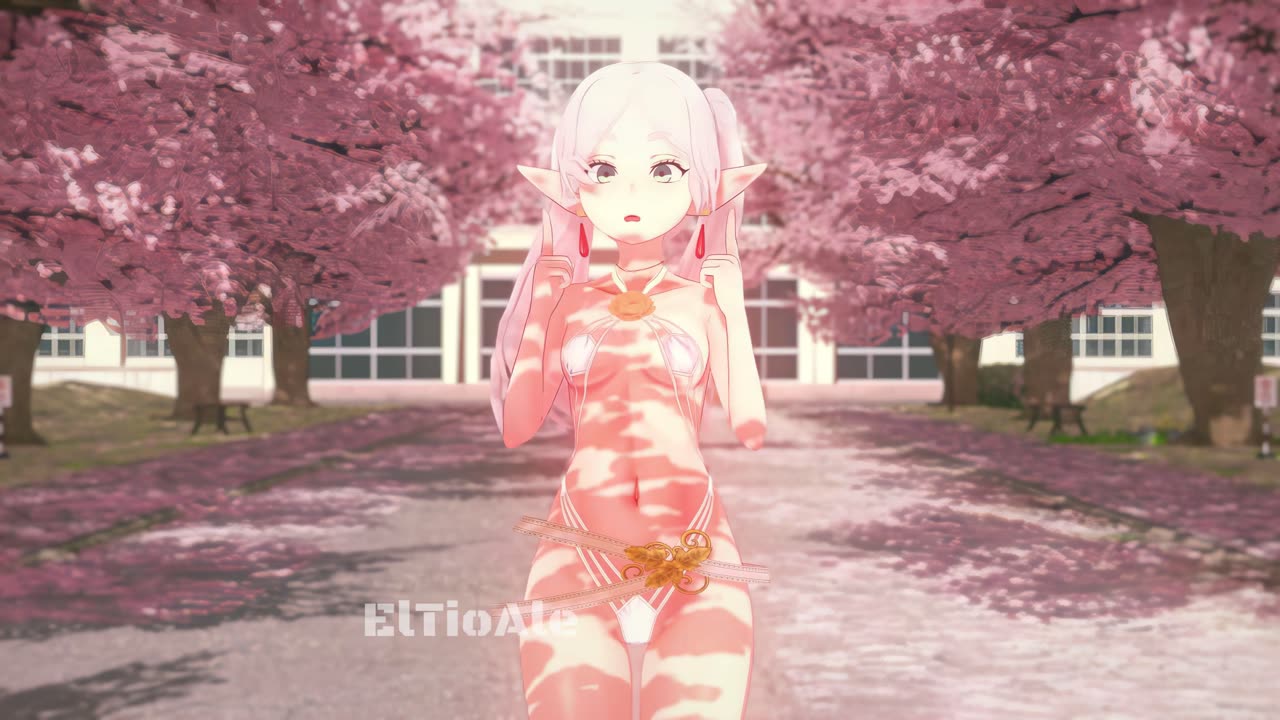 Frieren Bikini Sousou no Frieren 人生リセットボタンぽち ElTioAle #mmd #Frieren #SousounoFrieren