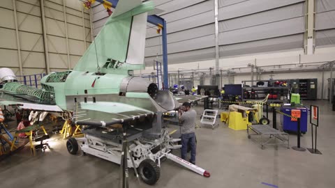 Tail Installed on NASA_s X-59(