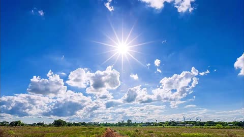 Clear blue skies