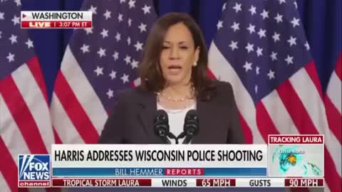 Kamala Harris refers to Kyle Rittenhouse as a vigilante shooter aug 27 2020