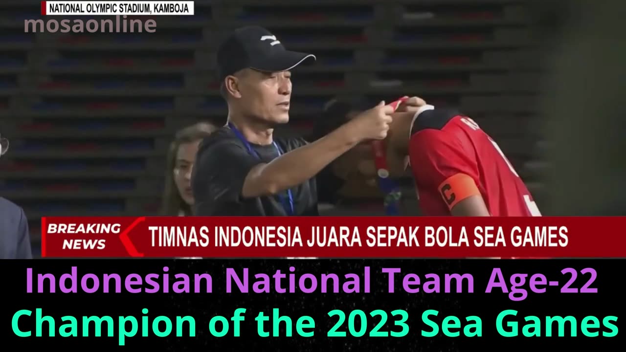 Indonesian National Team Age-22 Champion of the 2023 Sea Games