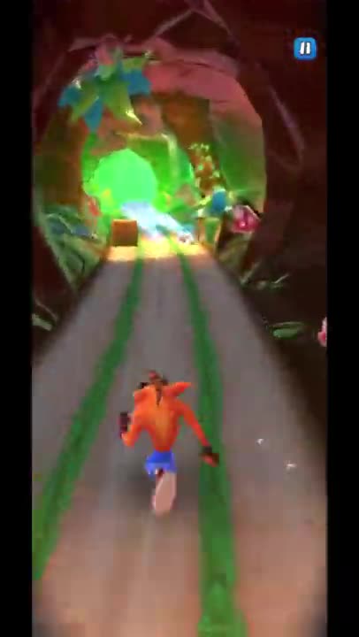 Frosty Mini Robot Battle Run Gameplay On Turtle Woods - Crash Bandicoot: On The Run! (Season 4 Boss)