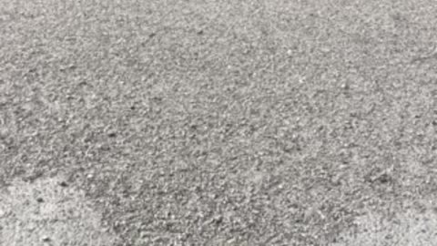 Blowing gravel