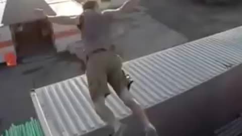 Bet you won't do that schitt again