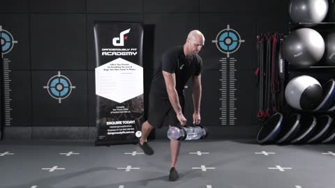 Aqua Power Bag Rotational Deadlift