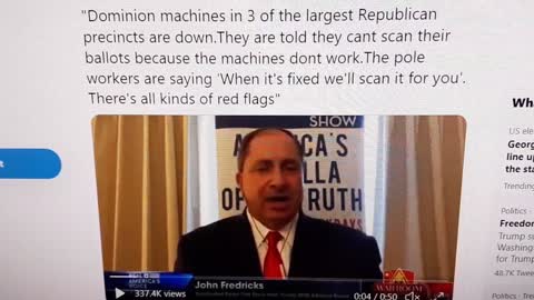 Dominion Voting Machines Crash In Republican Counties In Ga