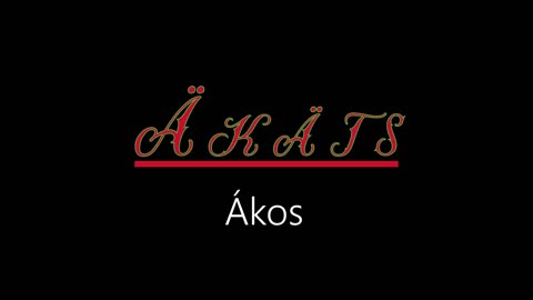 Äkäts ¦ Ákos (hivatalos audió)