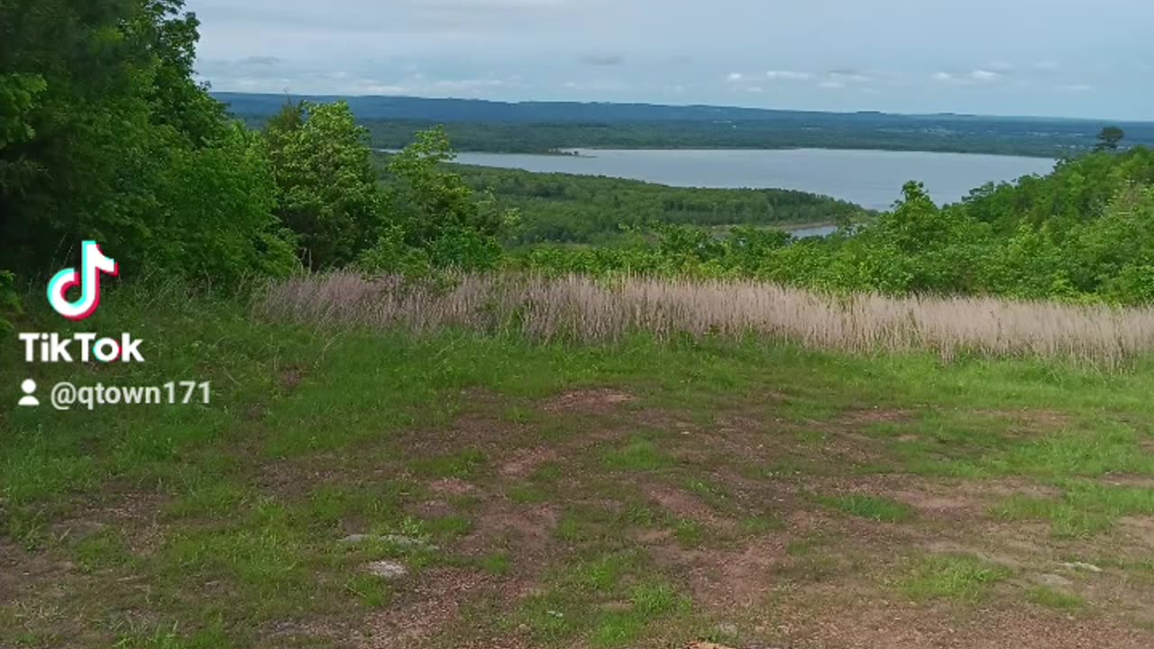 Mountains and lake