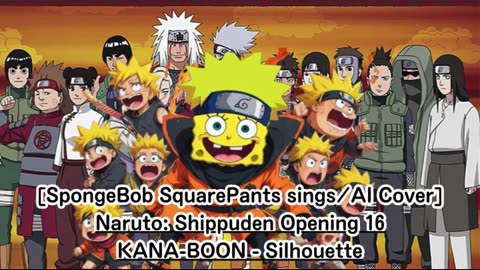 #15 Naruto: Shippuden Opening 16 Spongebob AI COVER [TV Asahi Ranks Top Anime Songs] #gigguk