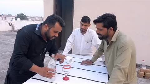 filling glass challange