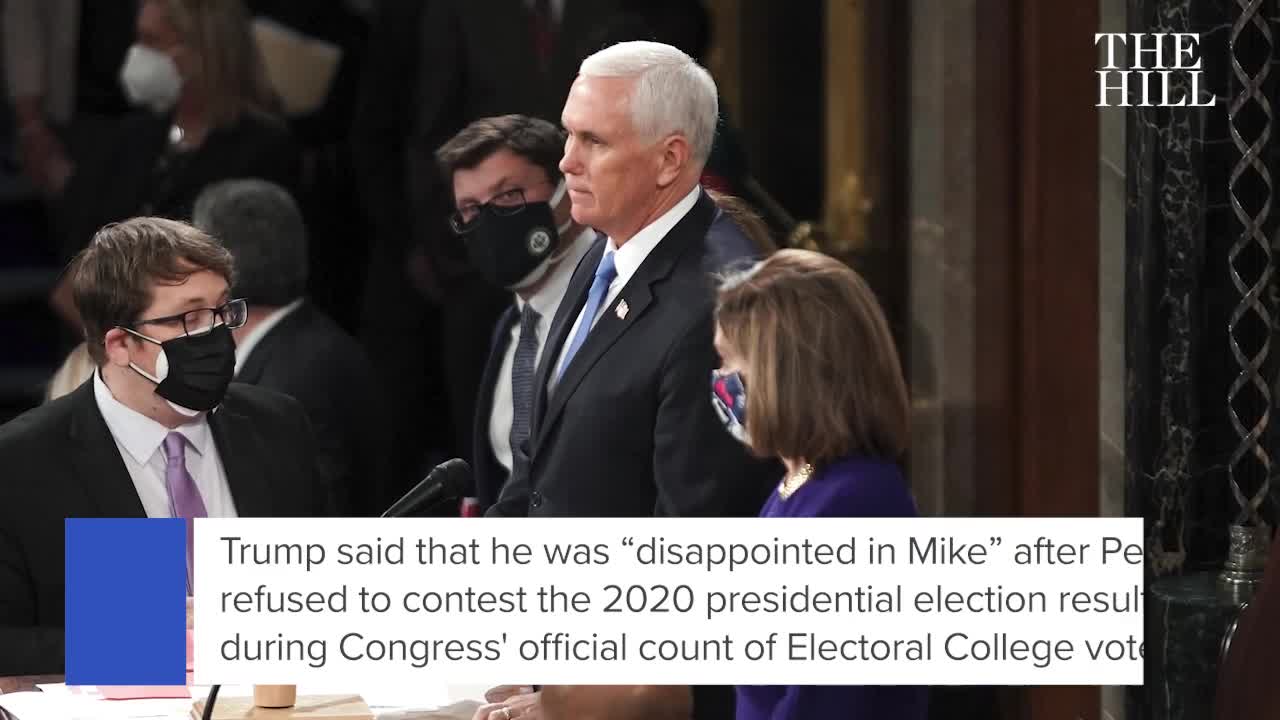 Trump Signals Pence Not Likely To Be His 2024 Running Mate If He Runs