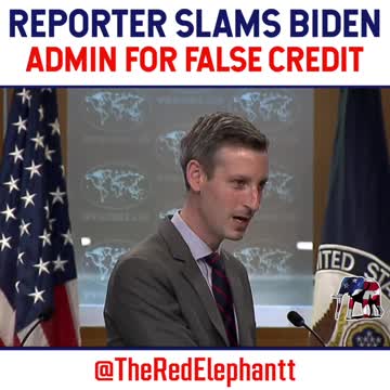 Reporter Slams Biden Admin for False Credit