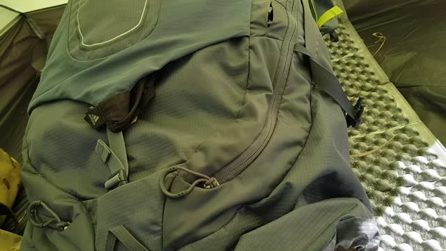 Sleep system packed away. Coffee first then pack the rest of the gear