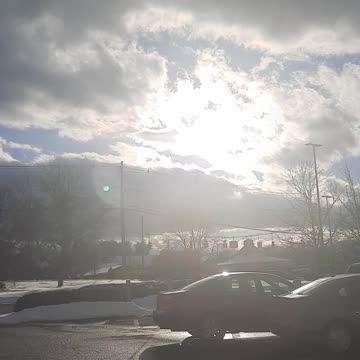 Created material in the atmosphere