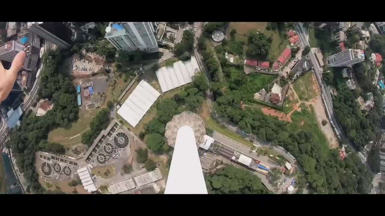 KL Tower BASE jumping