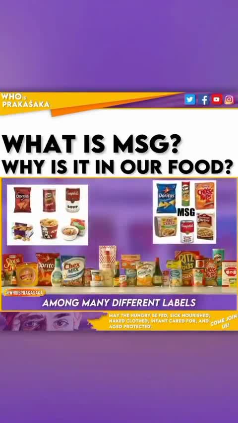 WHAT IS MSG?