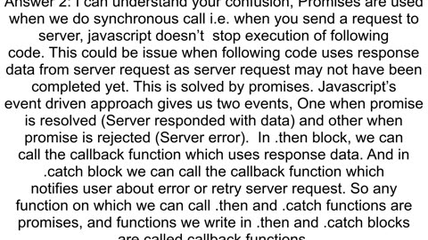 Callbacks Promises Async await in Javascript still confusing