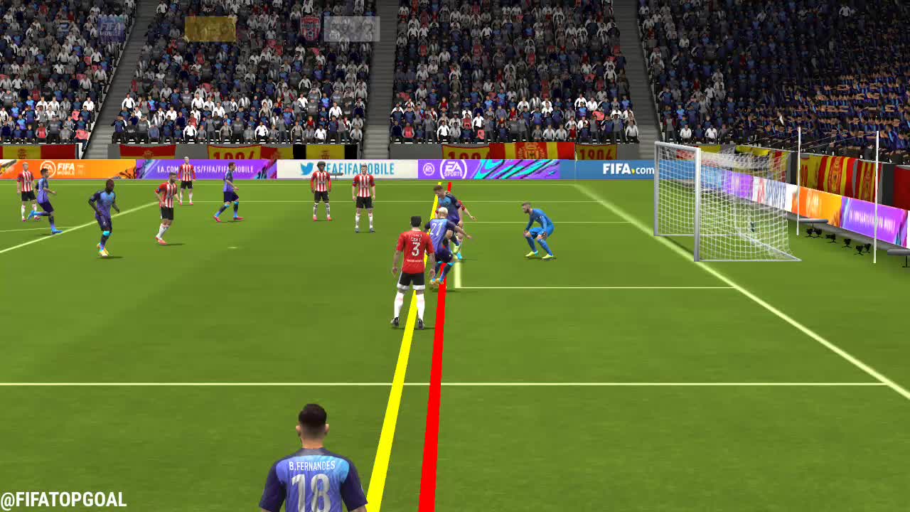 FIFA MOBILE - Offside Player Guide Video For Beginner And Miss Goal