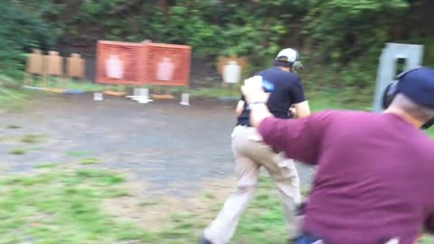 Smith and Wesson M&P 9mm...Short Action Pistol stage