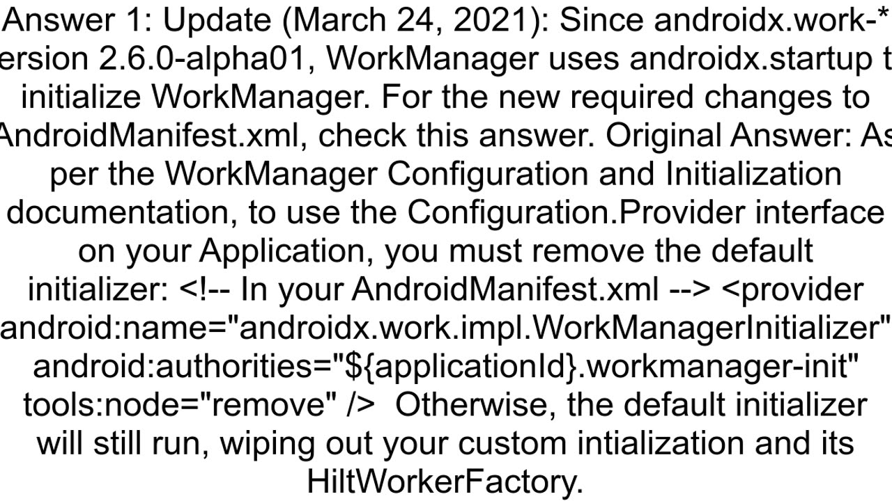 Android WorkManager Worker can not be injected using Dagger Hilt WorkerInject