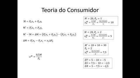 Microeconomia 056 Teoria do Consumidor Elasticidade Continuação 1