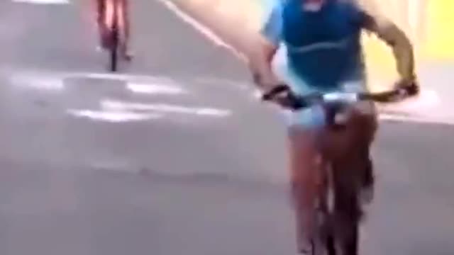 Cyclist and pedestrian crash