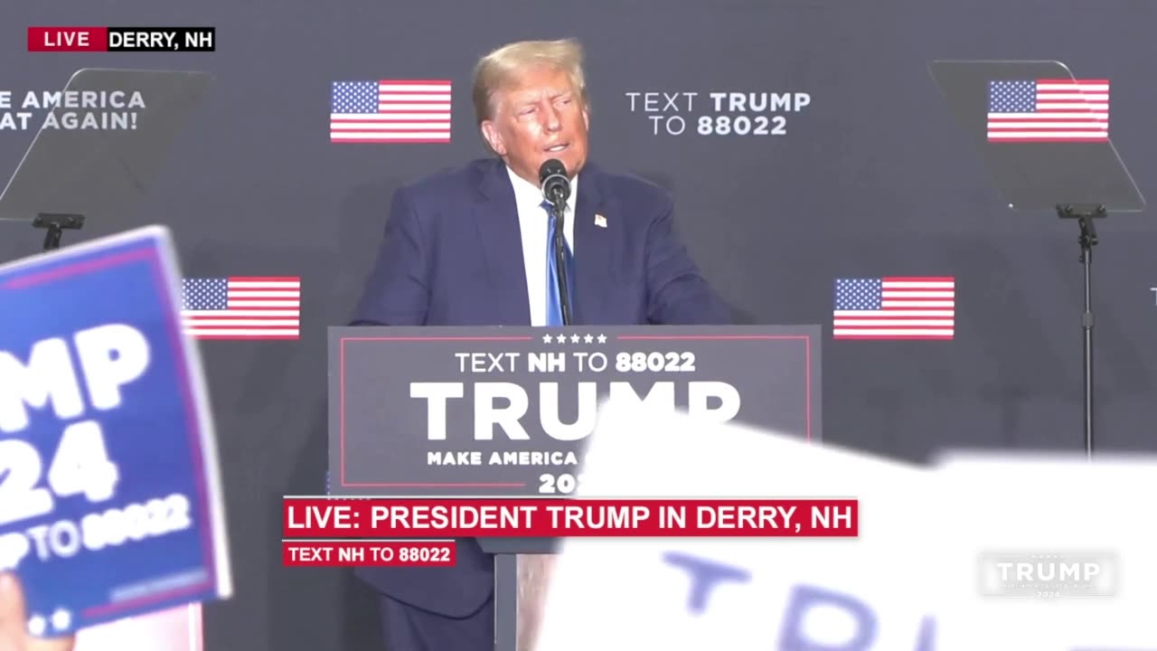Trump in Derry, NH Oct 23, 2023
