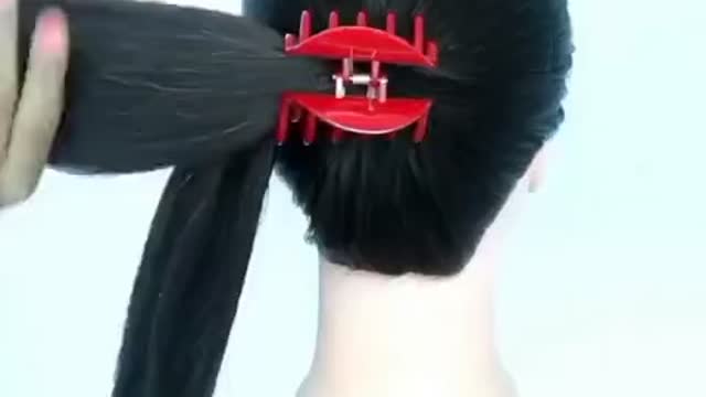 Hair style updo