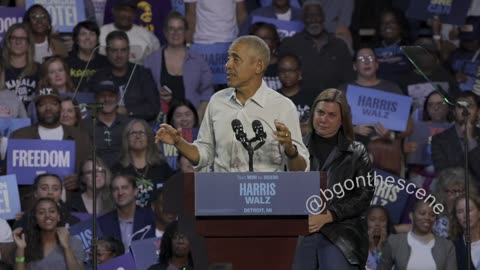 Eminem Speaks in Support of Kamala Harris, Introduces Barack Obama at Detroit Rally