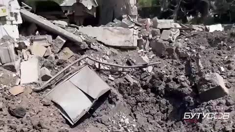The Russians hit our house with a Point-U missile, but missed by 50 meters. Lysychansk, June 19.