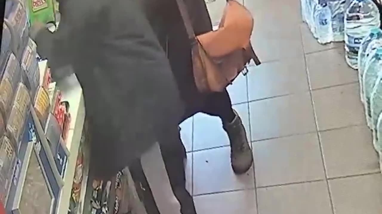 rave female customer tackles armed robber at east London shop