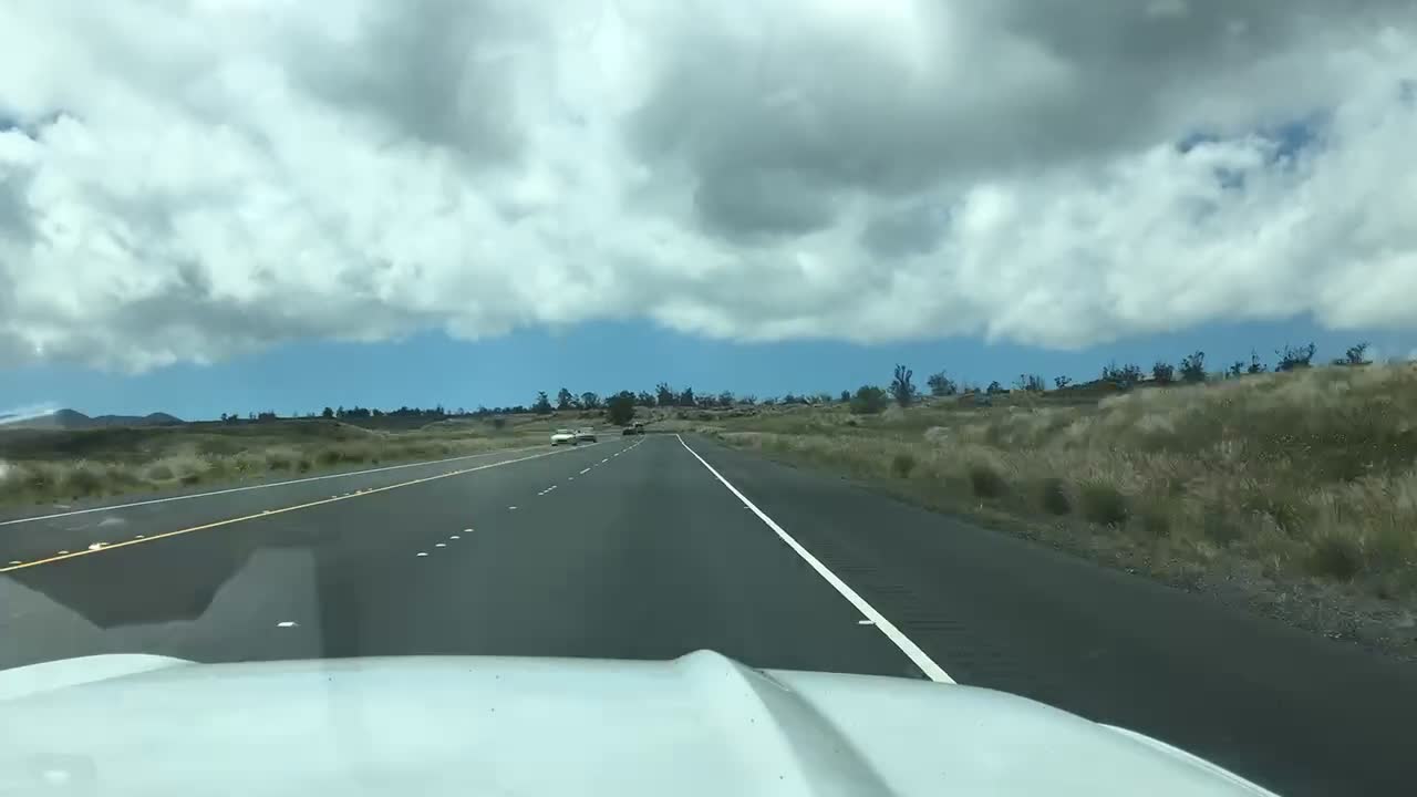 (Time lapse) Driving Kamuela in Kona