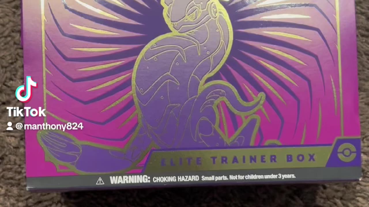 Scarlet and Violet Trainer Box Unboxing