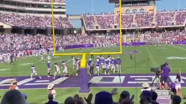 TCU - SMU NCAA college football sights and sounds