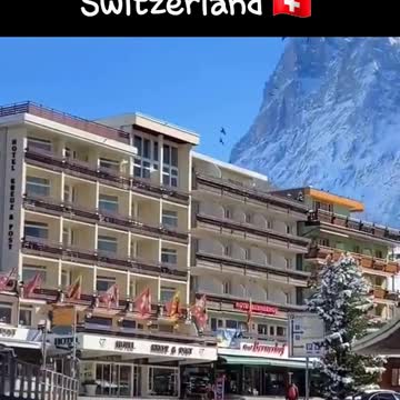 Beautiful city in Switzerland