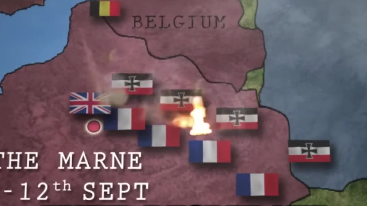 Heroic Battle at River Marne: Allies Save Paris from German Invasion