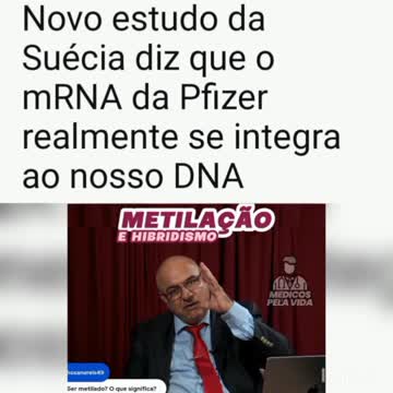 Dr. Nasser fala que uma única dose alter seu DNA🤦