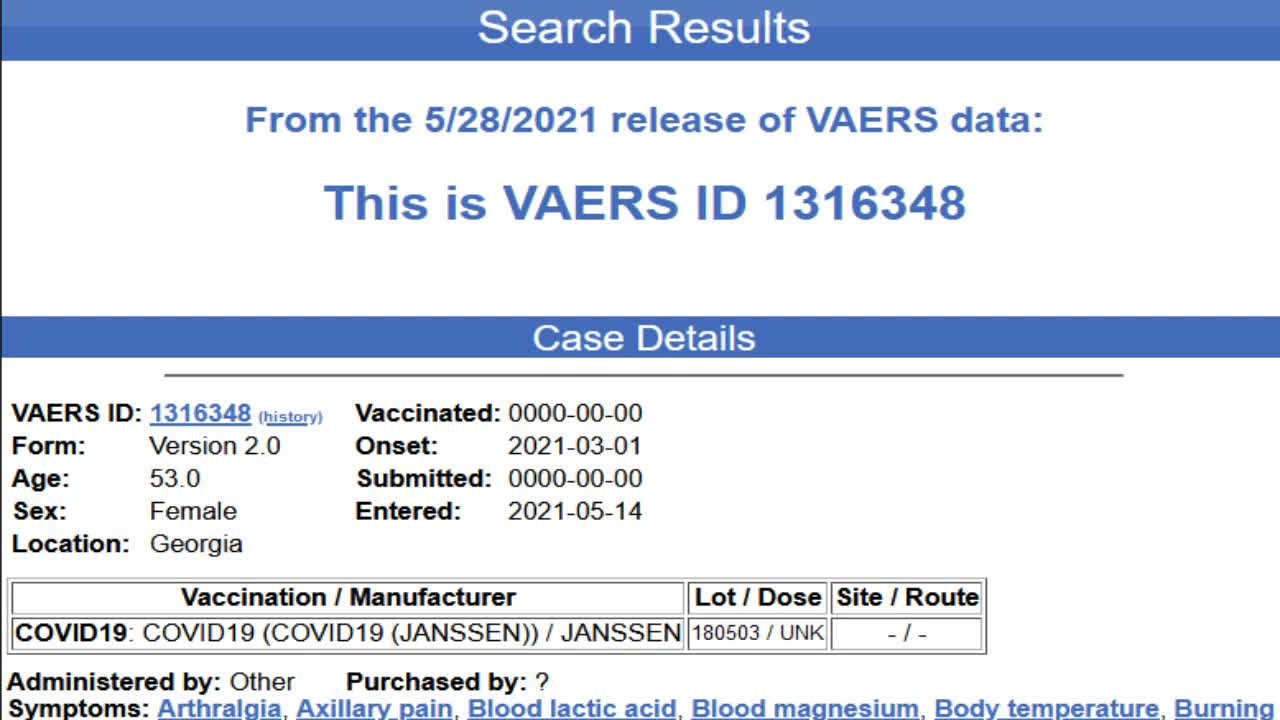 CDC REMOVES 150,000 DEATHS FROM VAERS SYSTEM - JAB GENOCIDE?