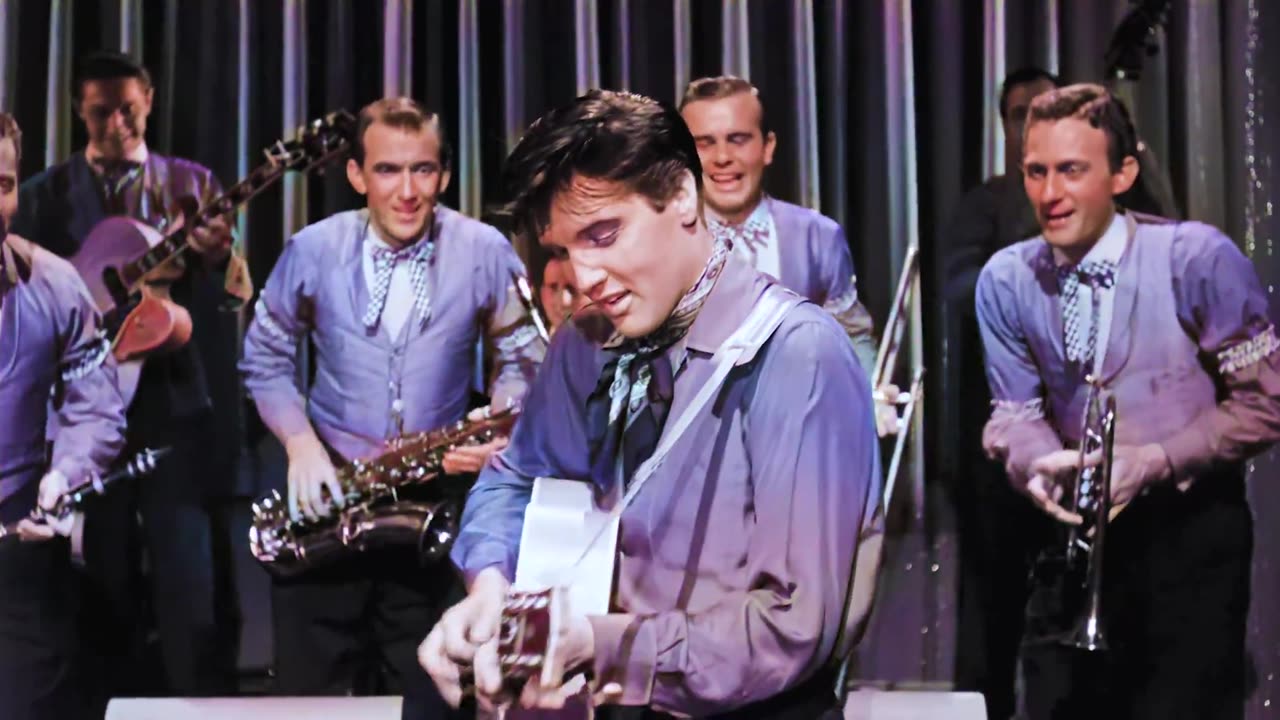 Elvis Presley AI 4K Colorized / Restored - King Creole (1958)