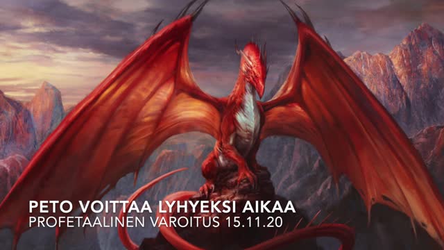 Peto voittaa lyhyeksi aikaa 15.11.2020