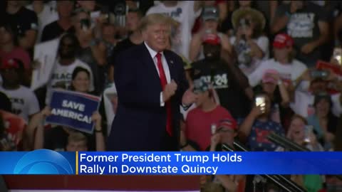 President Donald Trump touts Supreme Court decision at downstate rally