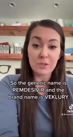 Remdezivir-Veklury: They're still drugging & killing patients for money in hospitals....