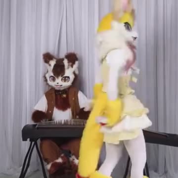 Beast Costume Sound and Dance Linkage ❤ Flower Protector